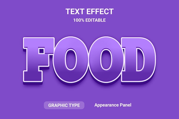 Text effect comic font style vector fully editable EPS file