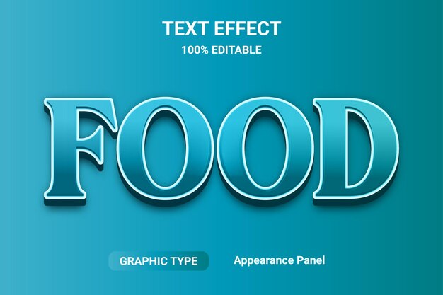 Text effect comic font style vector fully editable EPS file