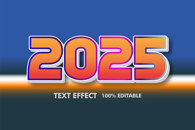 text effect font3dtext editable vector 20242025