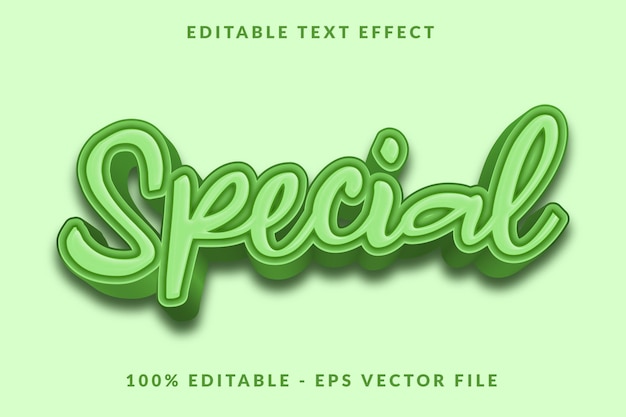 Text effect special design