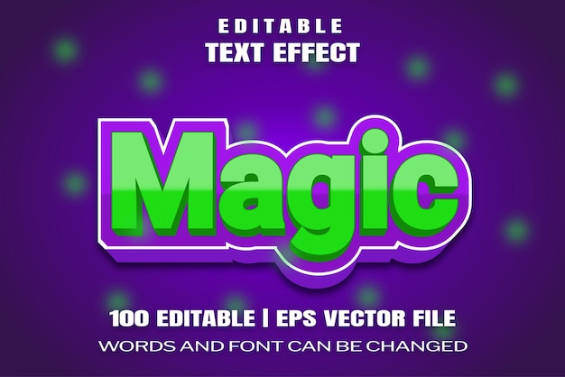 Text effects Magic