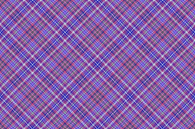 Textile fabric background Tartan plaid check Texture vector seamless pattern