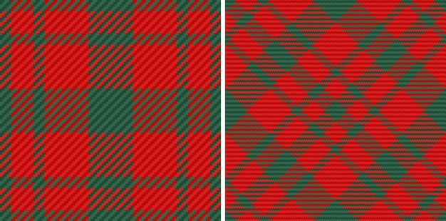 Textile plaid check Vector pattern tartan Background fabric texture seamless