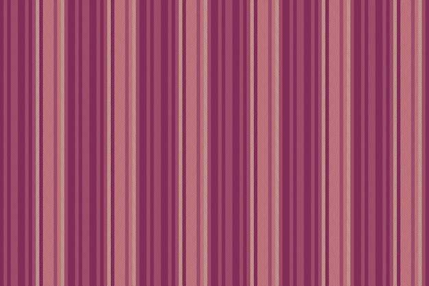 Textile vector background of stripe lines seamless with a pattern vertical texture fabric in pink and red colors