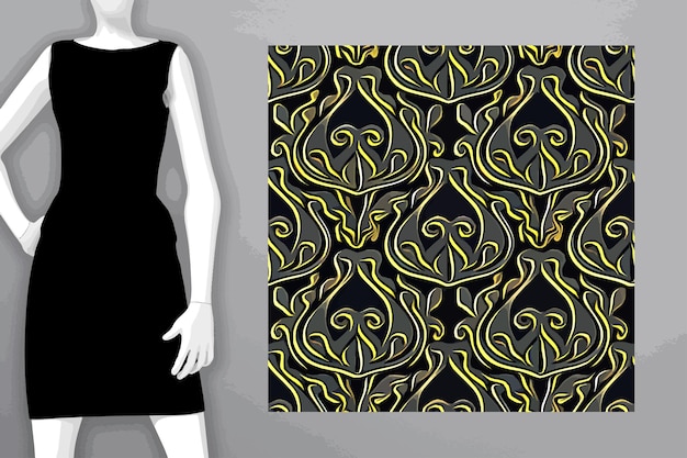 Textile and wallpaper patterns A printable digital illustration work Floral Print designs