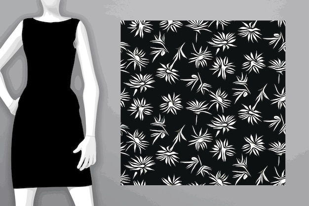 Textile and wallpaper patterns A printable digital illustration work Floral Print designs