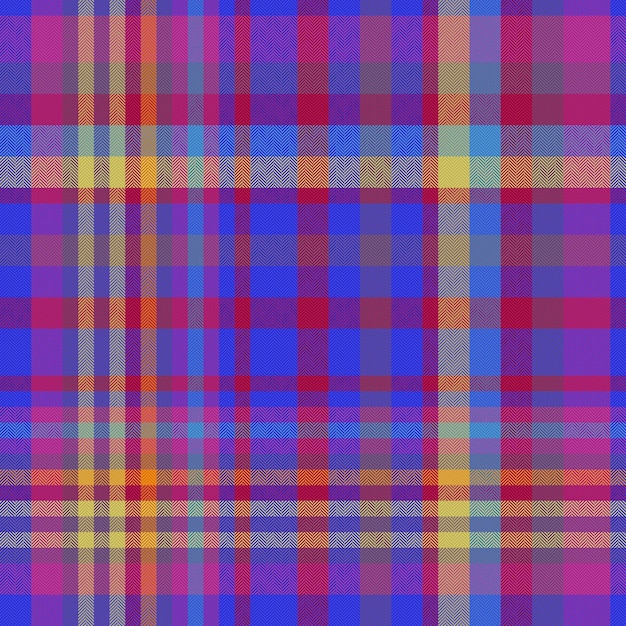 Texture fabric check Textile background seamless Plaid pattern tartan vector