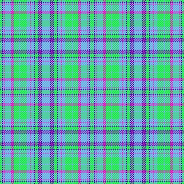 Texture fabric check Textile pattern vector Plaid seamless tartan background