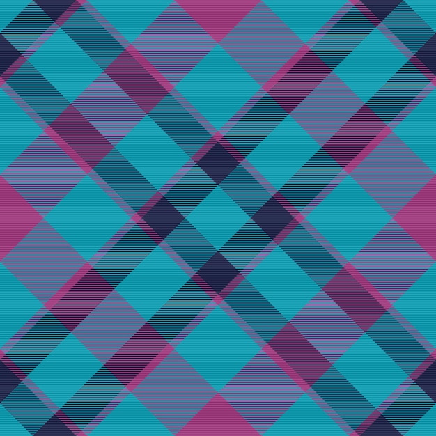 Texture fabric textile Seamless vector plaid Pattern tartan background check