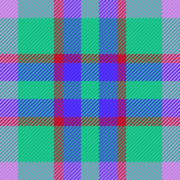 Texture tartan fabric Pattern textile background Plaid vector seamless check