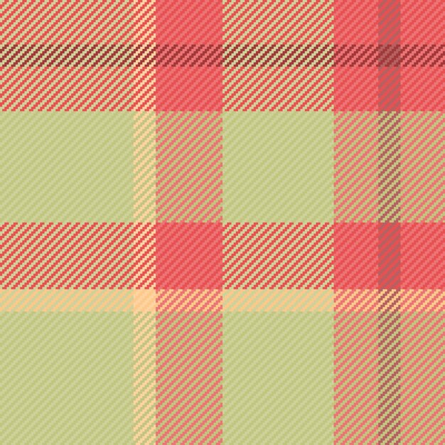 Texture textile check of plaid background seamless with a vector tartan pattern fabric in red and light colors