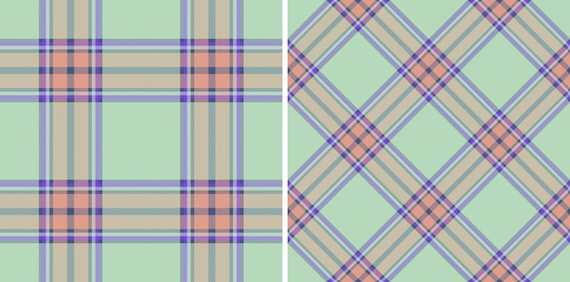 Texture vector check Textile plaid seamless Pattern background fabric tartan