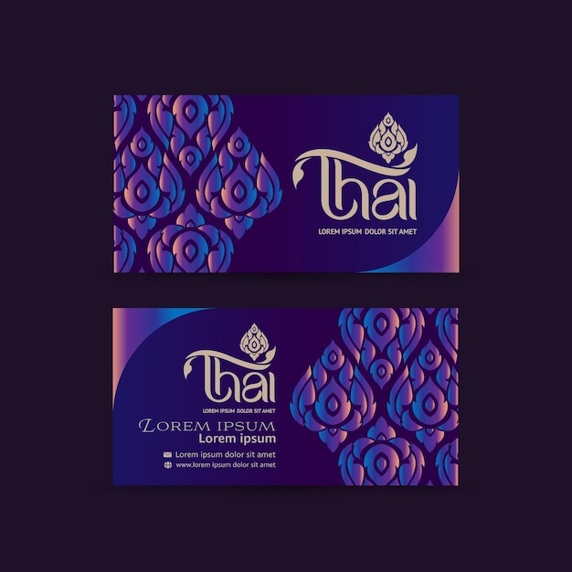 Thai art traditional concept design