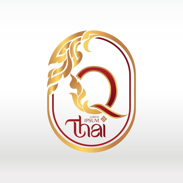 Thai logo with the title'logo for thai food '