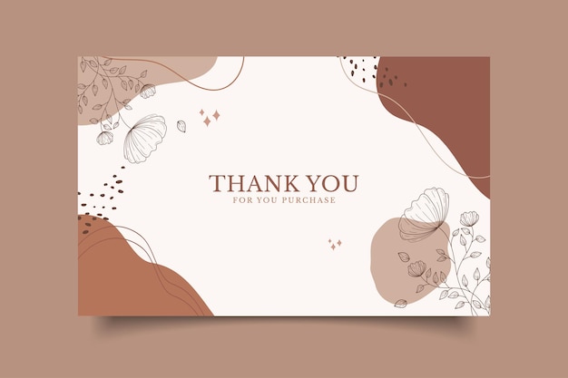 Thank you bussiness card template design collection