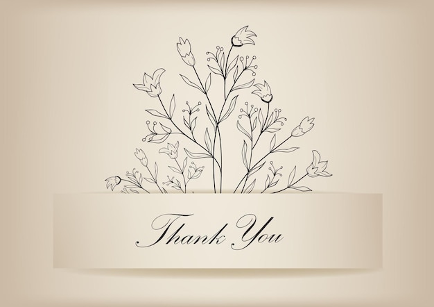 thank you card template