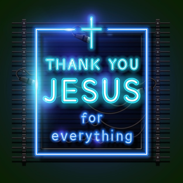 Thank you Jesus, for everything.