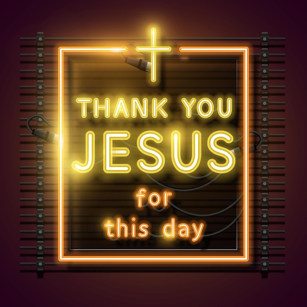 Thank you Jesus, for this day.