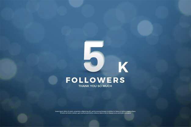 Thank you so much 5k followers with this light effect navy blue.