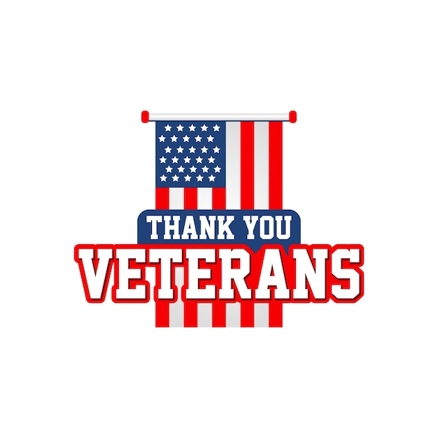 Thank you veterans Veterans day design