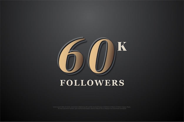 Thanks to the 60k followers with brown numbers