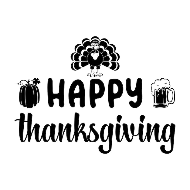 Thanks Giving Day SVG Design