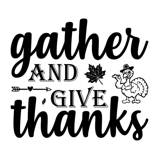 Thanks Giving Day SVG Design