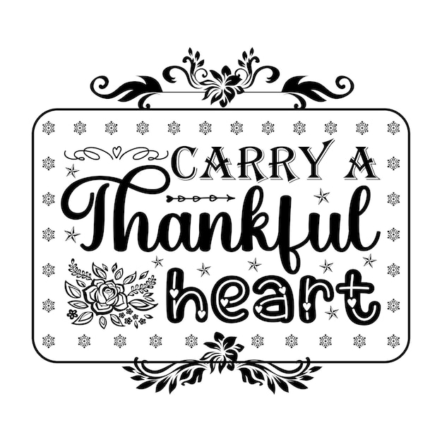 Vector thanks giving day svg design