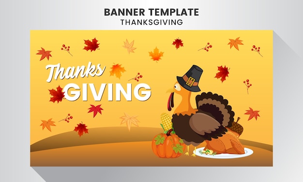 Thanksgiving celebration background template