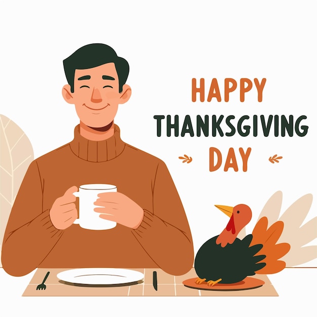 Vector thanksgiving day celebration vector image