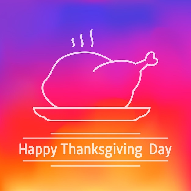 Thanksgiving day poster