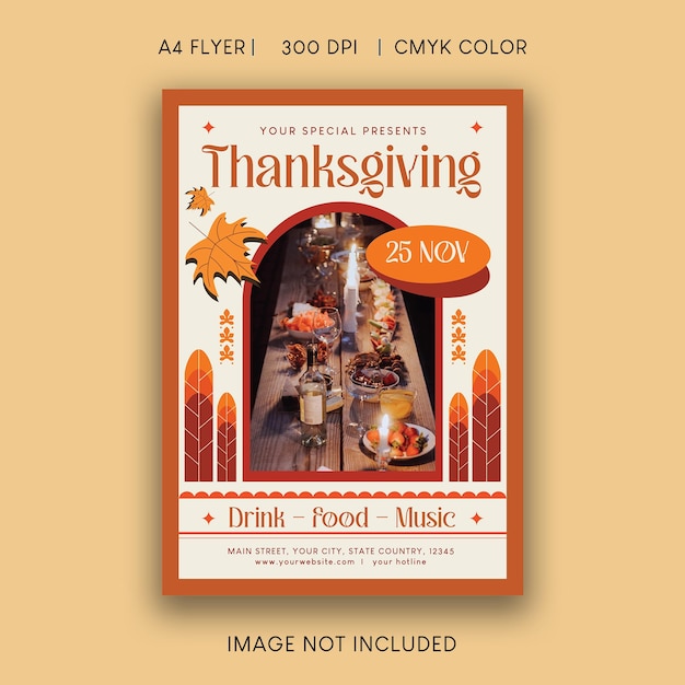 Thanksgiving Party Flyer