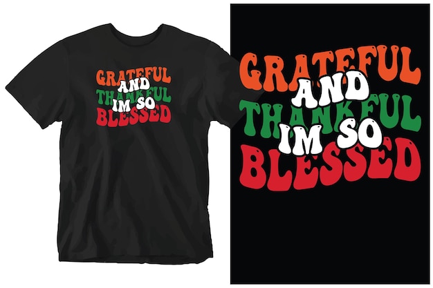 Thanksgiving t-shirt, design vector