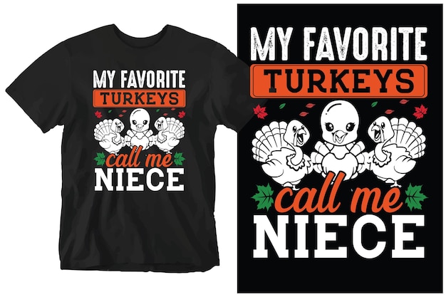 Thanksgiving t-shirt, design vector