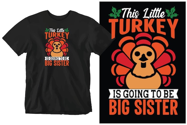 Vector thanksgiving t-shirt, design vector