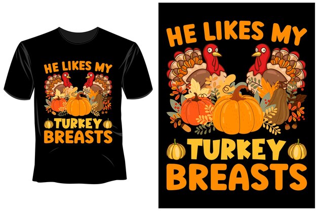 Thanksgiving T Shirt Design