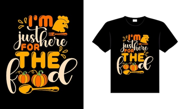 Thanksgiving typography t-shirt design or Happy thanksgiving vector poster design