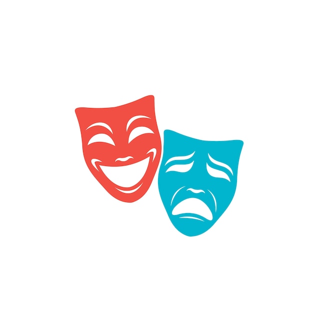 theatrical masks set