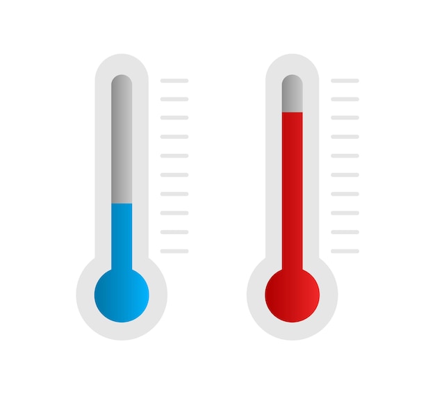 Thermometer hot and cold temperature