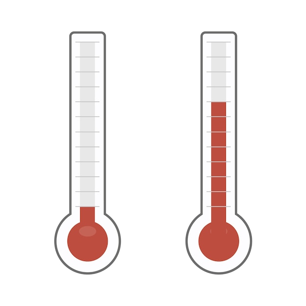 thermometer icon flat design vector