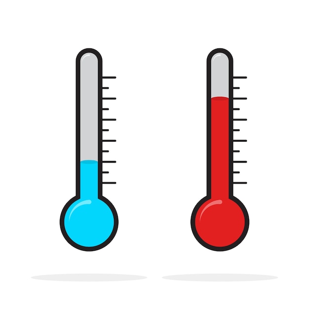 Thermometer icon Vector illustration