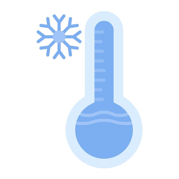 Thermometer Vector Illustration Style