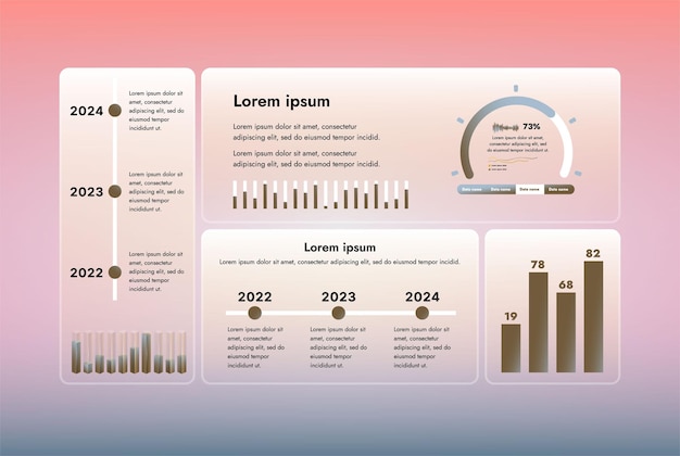 This is an infographic image illustrating business processes It is a template vector illustration