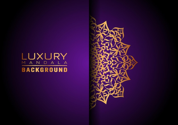 This is Luxury ornamental mandala logo background, arabesque style.