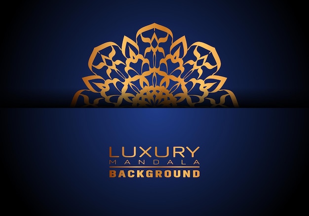 This is Luxury ornamental mandala logo background, arabesque style.