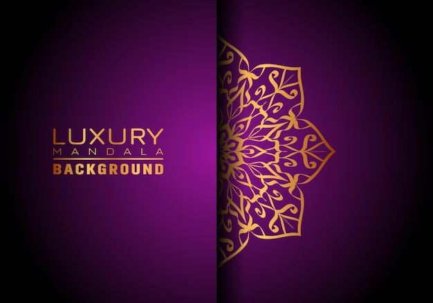 This is Luxury ornamental mandala logo background, arabesque style.