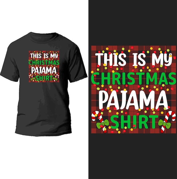 this is my christmas pajama shirt design.