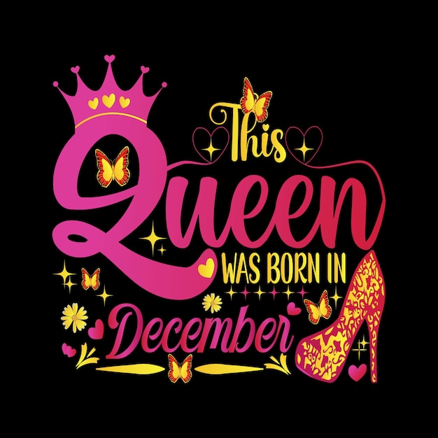 Vector this queen was born in december