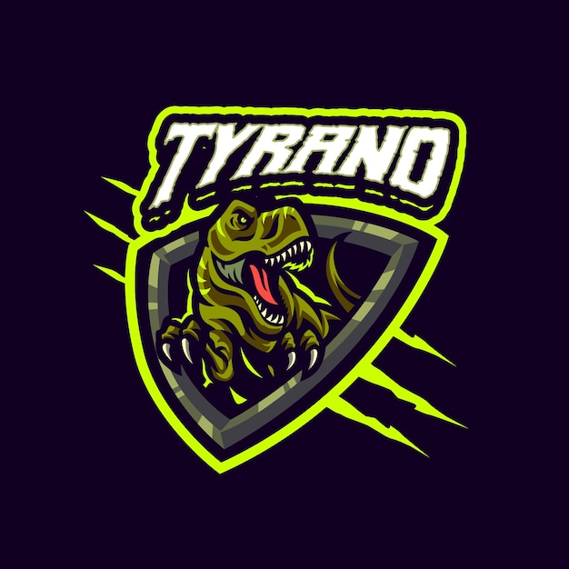 This the Tyrannosaurus Rex Mascot logo. this Logo can use for Sports, Streamer, Gaming and eSport Logo.