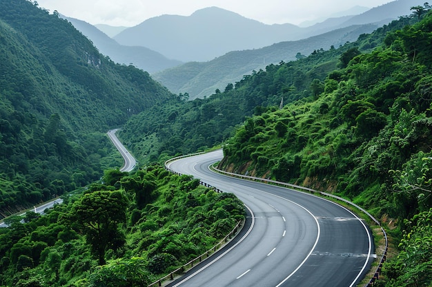 This Zig Zag of road East Sikkim was used to Trade silk with india and China